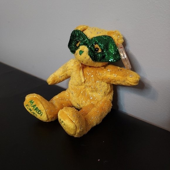 TY Beanie Baby Masque 2004 (Mardi Gras 2005) - Picture 1 of 6
